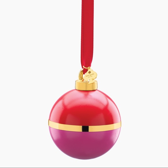 kate spade Holiday Kate Spade Ornament Red Orange Poshmark
